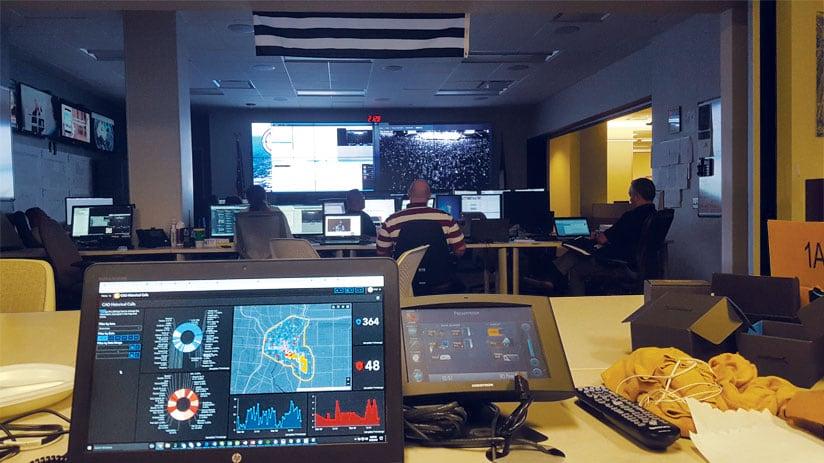 Enterprise GIS platform interface